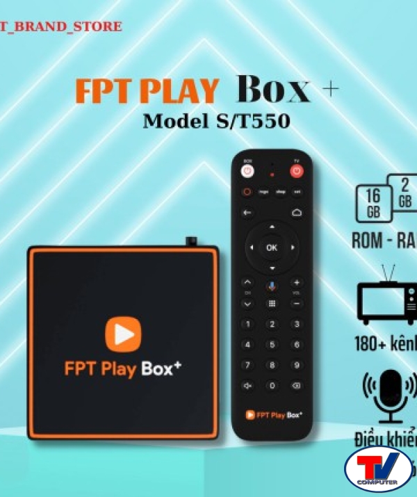 Box Smart tivi FPT Play Box T550 Ram 2gb chính hãng