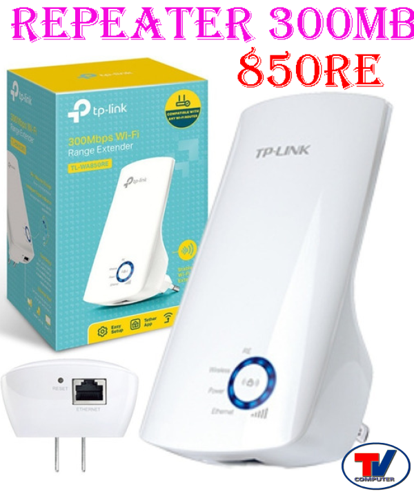 KÍCH SÓNG TP-LINK 850RE NHẬN TÍN HIỆU WIFI - RA CỔNG RJ 45 REPEATER WIFI