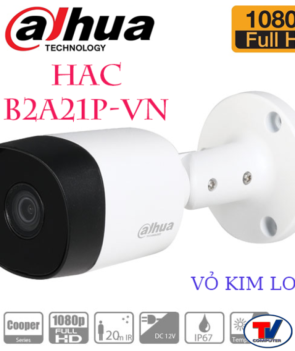  Camera 2MP DAHUA DH-HAC - B2A21P