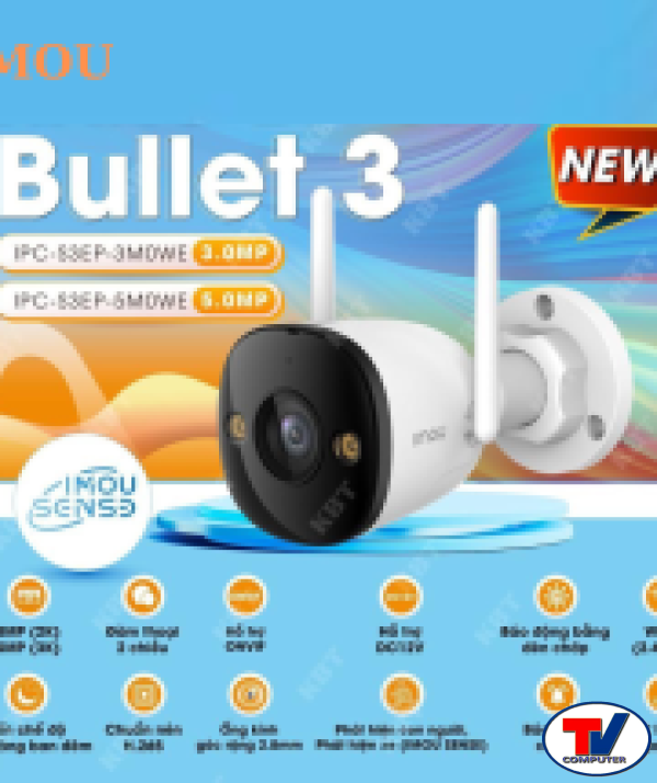 Camera Wifi imou 5Mp IPC-S3EP-5M0WE
