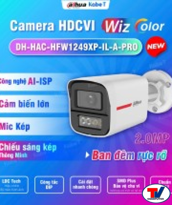 Camera Dahua 2Mp DH-HAC-HFW1249XP-IL-A-PRO