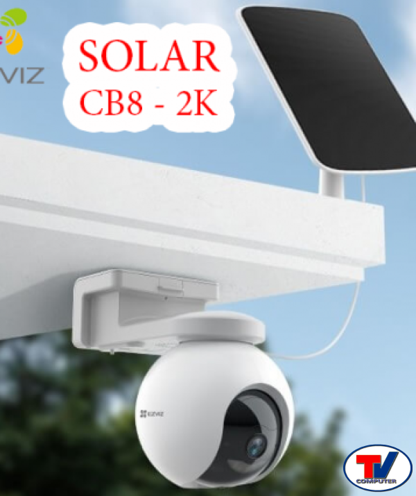 Camera Ezviz CB8 SOLAR sử dụng Pin năng lượng mặt trời