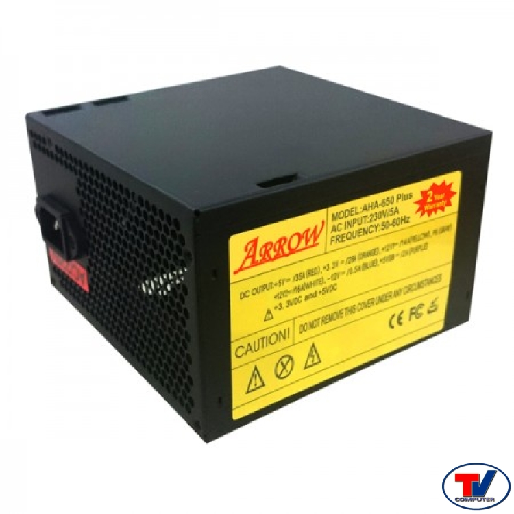 NGUỒN ARROW 650W (FAN 12CM)