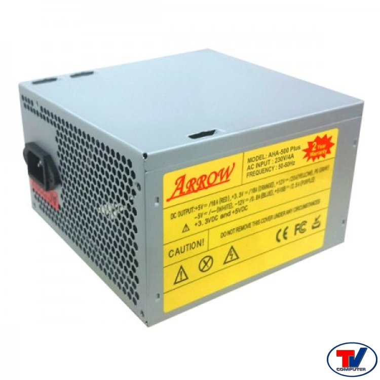 NGUỒN ARROW 500W (FAN 12CM)