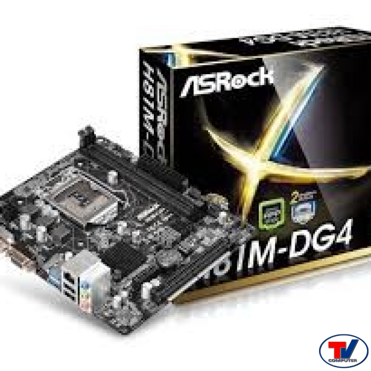 Mainboard Asrock H81M-DG4 Box Ram 3 Chính Hãng