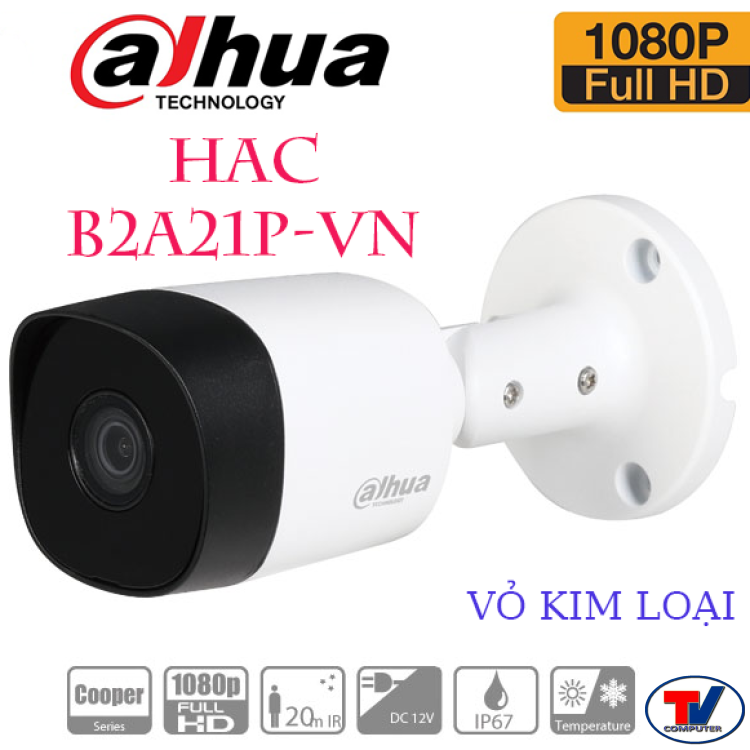  Camera 2MP DAHUA DH-HAC - B2A21P