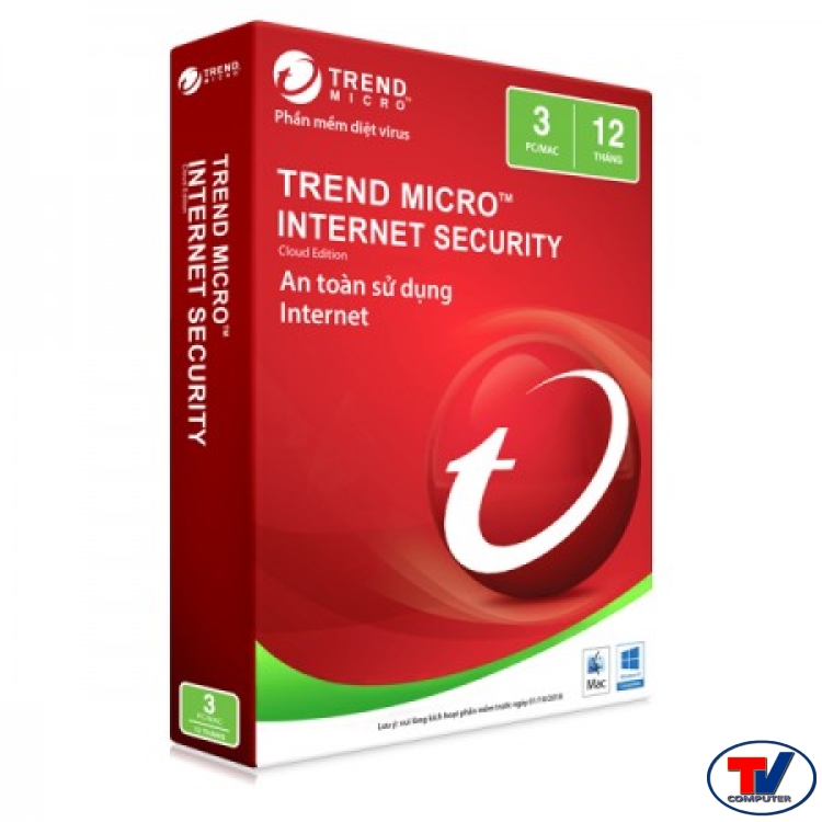 PHẦN MỀM DIỆT VIRUS TRENDMICRO 2017 3PC