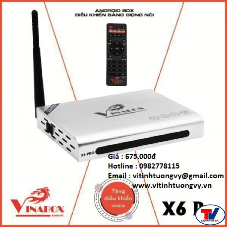 VINABOX X6 PRO - RAM 2GB, VINABOX MỚI NHẤT 2020